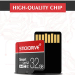 STICKDRIVE 16GB U1 White Line Red and Black TF(Micro SD) Memory Card, 16GB