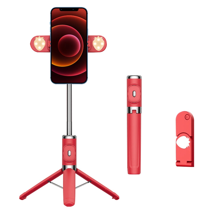 Bluetooth Remote Control Dual Fill Light Tripod Selfie Stick, Dual Fill Light (Red), Dual Fill Light (Yellow), Dual Fill Light (Black), Dual Fill Light (Green)