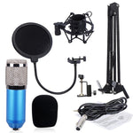 BM-800 Network K-Song Dedicated High-end Metal Shock Mount Microphone Set, BM800 Kit Blue, BM800 Kit Black, BM800 Kit Pink
