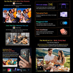 Blackview BV8200 Rugged Phone, 12GB+256GB, 6.5 inch + 1.3 inch Android 14 MediaTekHelio G100 MT8781, Network: 4G, NFC