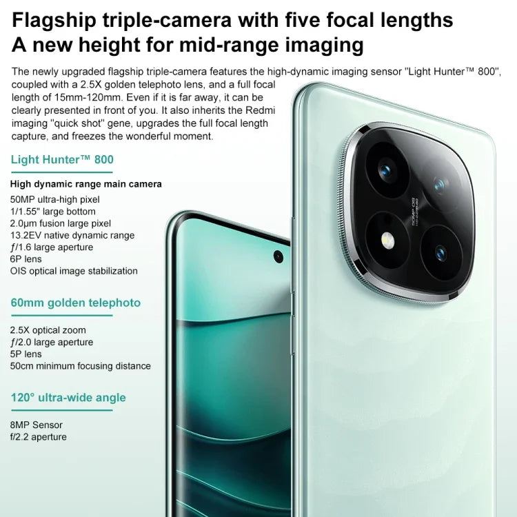 Xiaomi Redmi Note 14 Pro+, 16GB+512GB, 6.67 inch Xiaomi HyperOS Snapdragon 7s Gen 3 Octa Core, NFC, Network: 5G, 16GB+512GB