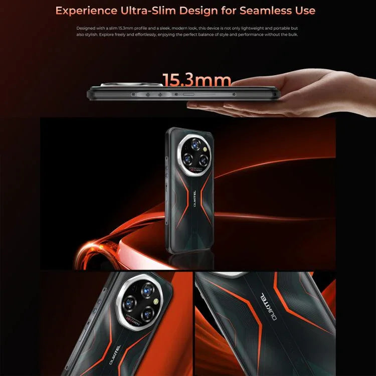 Oukitel WP55 5G Rugged Phone, 12GB+256GB, 108MP Camera, Fingerprint Identification, 6.6 inch MediaTek Dimensity 7025 Octa Core, NFC, OTG, Network: 5G, WP55