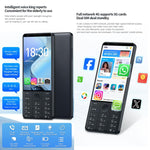 DOOV R70 Keypad Phone, 6GB+128GB, 4 inch Android 13 Mediatek MT6762 Octa Core, Network: 4G, Support Google Store, with Camera, With Camera