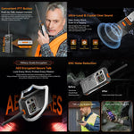 Blackview XPLORE 1 Walkie Talkie Rugged Phone, 12GB+256GB, 6.78 inch Android 15 Dimensity 7050 MT8791V/HZA Octa Core, Network: 5G, OTG, NFC, XPLORE 1 Walkie Talkie 12GB+256GB