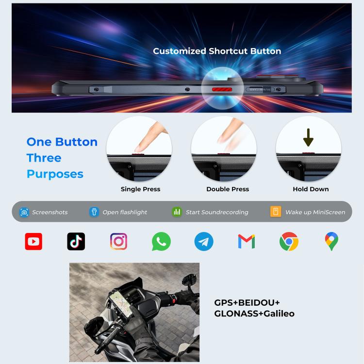 HOTWAV Cyper 16 Pro Rugged Phone, 8GB+512GB, 6.6 inch Android 15 MediaTek MT6789H Helio G100 Octa, Network: 5G, OTG, NFC