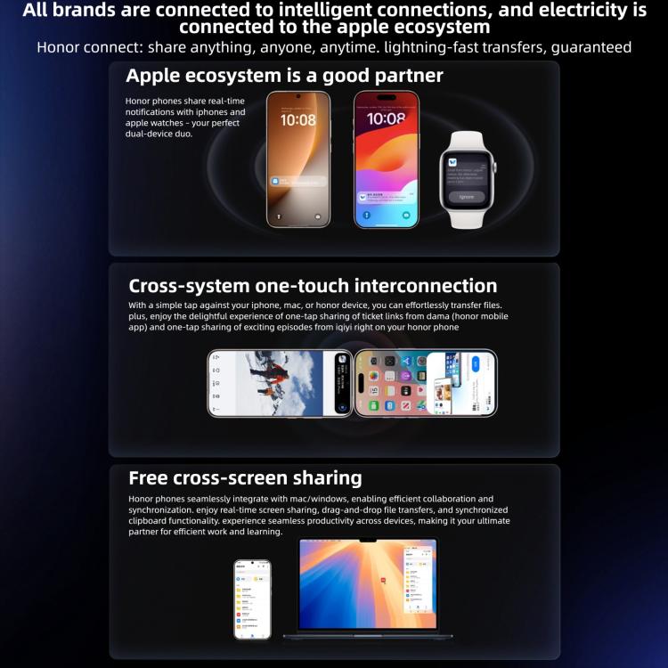 Honor Magic8 Pro, 12GB+512GB, Screen Fingerprint, 6.71 inch MagicOS 10.0 / Android 16 Snapdragon 8 Elite Gen 5 Octa Core, Network: 5G, NFC, OTG, 12GB+512GB