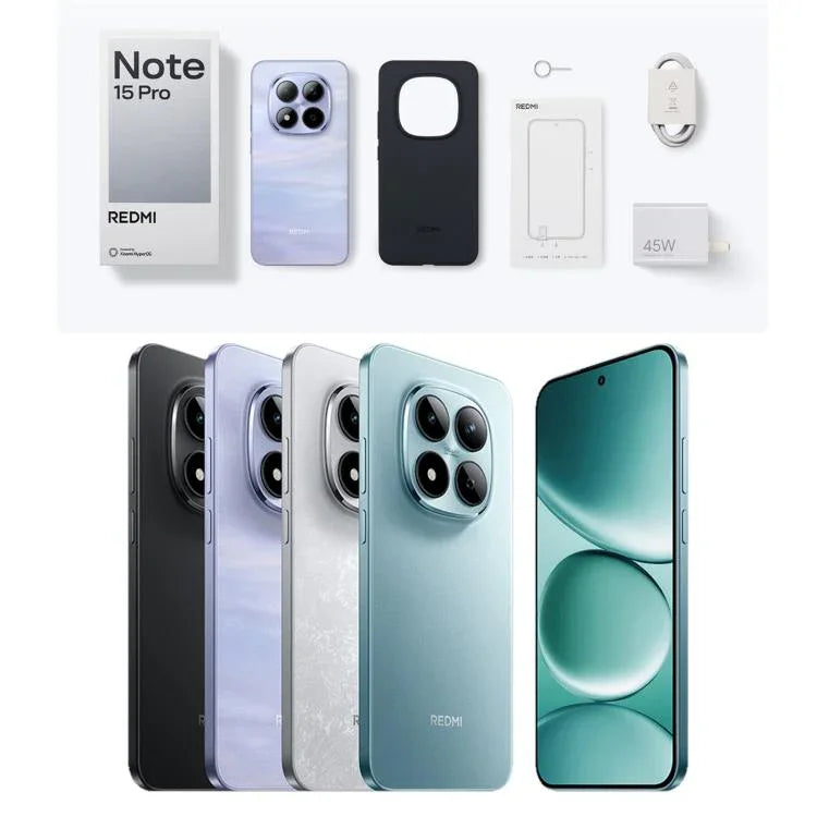Xiaomi Redmi Note 15 Pro 5G, 12GB+256GB, 6.83 inch Xiaomi HyperOS 2 Dimensity 7400-Ultra Octa Core, Network: 5G, NFC, 12GB+256GB