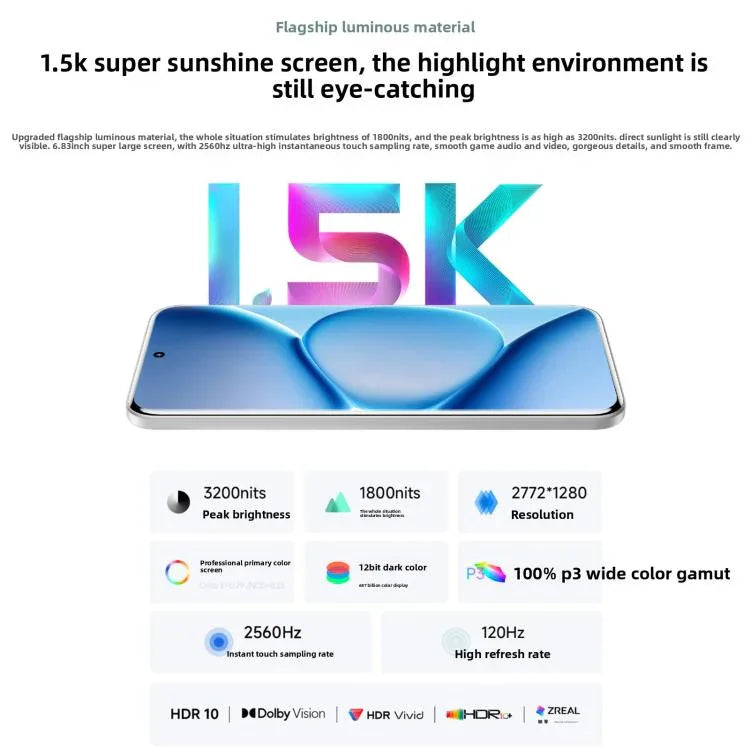 Xiaomi Redmi Note 15 Pro+ 5G, 12GB+512GB, 6.83 inch Xiaomi HyperOS 2 Snapdragon 7s Gen 4 Octa Core, Network: 5G, NFC, 12GB+512GB