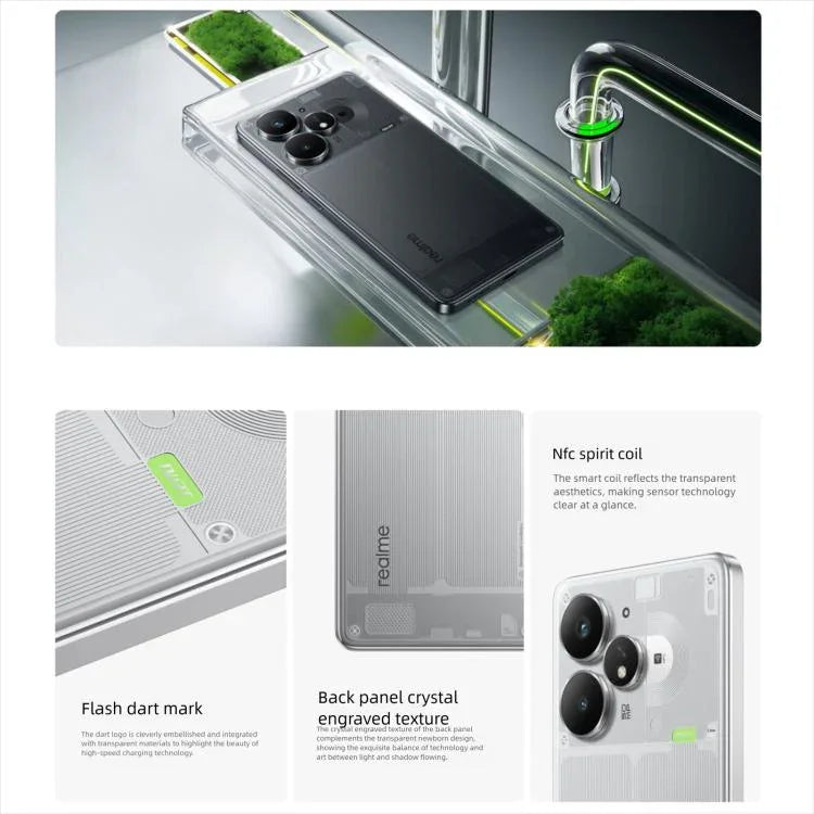 Realme Neo7 Turbo, 12GB+512GB, 6.8 inch Android 15 / Realme UI 6.0 MediaTek Dimensity 9400e Octa Core, NFC, Network: 5G, Support Google Play, 12GB+512GB