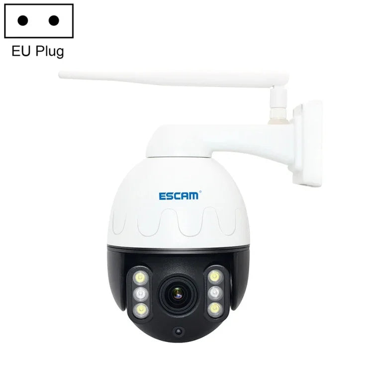 ESCAM Q5068 H.265 5MP Pan / Tilt / 4X Zoom WiFi Waterproof IP Camera, Support ONVIF Two Way Talk & Night Vision, AU Plug, UK Plug, US Plug, EU Plug, AU Plug