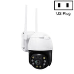 QX36 1080P 3.0MP 3.6mm Lens IP65 Waterproof PTZ 360 Degree Rotating WIFI Camera, Support Day and Night Full Color & Two-way Voice Intercom & Motion Humanoid Detection & Video Playback & 128GB TF Card, AU Plug, QX36