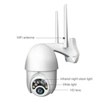 Q10 Outdoor Mobile Phone Remotely Rotate Wireless WiFi 10 Lights IR Night Vision HD Camera, Support Motion Detection Video / Alarm & Recording, UK Plug, Q10 IR Night Vision