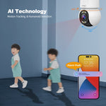 SriHome SH046 4.0 Million Pixels FHD Low Power Consumption Wireless Home Security Camera System, SH046