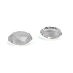 2 PCS Diamond Texture Games Grip Caps for PS5, Clear White, Green, Blue, Red