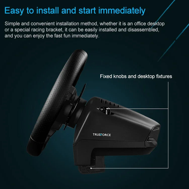 Logitech G923 Game Racing Steering Wheel Pedal Shift Lever for PS5 / PS4 / PC, G923