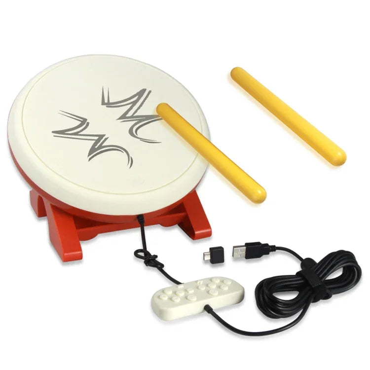 DOBE TNS-1867 Video Game Drum Sticks Controller Taiko Drum Kits for Nintendo Switch, For Nintendo Switch