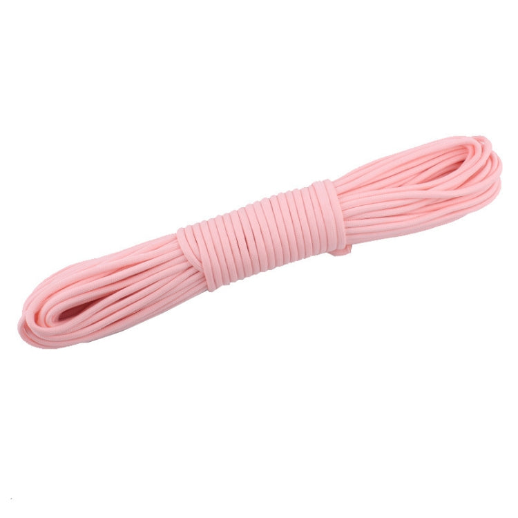 20m 9-Core Nylon+Polyester Full-light Outdoor Camping Tent Rescue Bundled Fluorescent Climbing Rope, 20m Pink, 20m Green, 20m White, 20m Yellow
