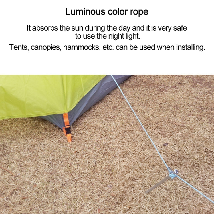20m 9-Core Nylon+Polyester Full-light Outdoor Camping Tent Rescue Bundled Fluorescent Climbing Rope, 20m Pink, 20m Green, 20m White, 20m Yellow