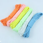 20m 9-Core Nylon+Polyester Full-light Outdoor Camping Tent Rescue Bundled Fluorescent Climbing Rope, 20m Pink, 20m Green, 20m White, 20m Yellow
