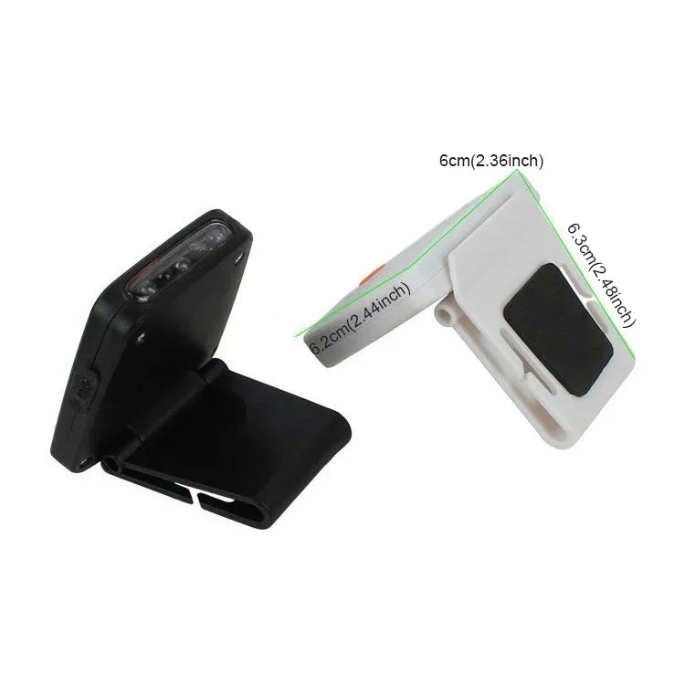 Portable Infrared Sensor LED Rechargeable Clip Hat Cap Lamp Fishing Headlamp for Fishing Camping Hiking