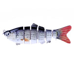 HENGJIA JM020 11cm 18g Multi-section Plastic Hard Baits Fishing Lures Set Fishing Tackle Baits, 1#, 3#, 4#, 5#