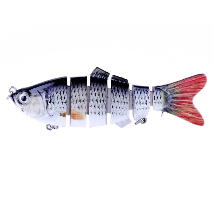 HENGJIA JM020 11cm 18g Multi-section Plastic Hard Baits Fishing Lures Set Fishing Tackle Baits, 1#, 3#, 4#, 5#