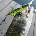 HENGJIA 5 PCS 10.5cm 9.6g 2-section Plastic Hard Baits Fishing Lures Set Tackle Baits, 10.5cm 9.6g