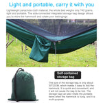 Portable Outdoor Parachute Hammock with Mosquito Nets, Army Green, Black, Dark Blue + Baby Blue, Pink Blue, Green, Blue