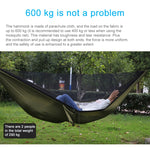 Portable Outdoor Parachute Hammock with Mosquito Nets, Army Green, Black, Dark Blue + Baby Blue, Pink Blue, Green, Blue