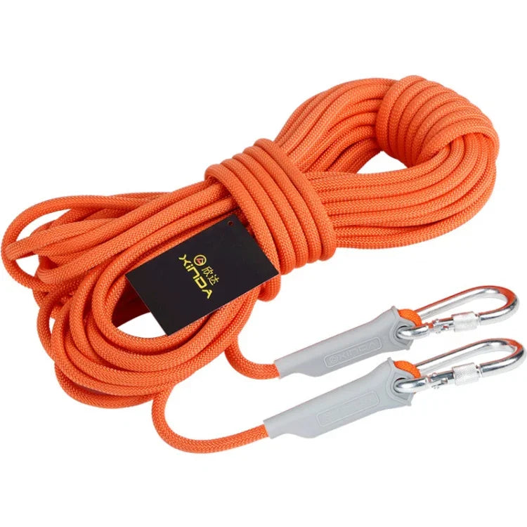 XINDA XD-S9817 Outdoor Rock Climbing Hiking Accessories High Strength Auxiliary Cord Safety Rope, Diameter: 8mm, Length: 30m, Color Random Delivery, Length: 30m