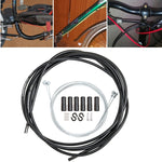 Universal Bicycle Brake Cable Tube Set, Orange, Green, Grey, Blue, Red, White, Yellow, Black