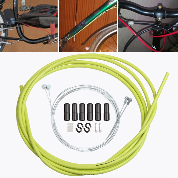 Universal Bicycle Brake Cable Tube Set, Orange, Green, Grey, Blue, Red, White, Yellow, Black