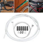 Universal Bicycle Brake Cable Tube Set, Orange, Green, Grey, Blue, Red, White, Yellow, Black