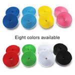 1 Pair Cycling Road Bike Sports Bicycle Cork Handlebar Tape Wrap + 2 Bar Plug, 2m Green, 2m Blue, 2m Red, 2m White, 2m Yellow, 2m Black, 2m Pink