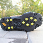 10 Teeth Ice Claw Outdoor Non-slip Shoes Covers for Ice Snow Ground, Size : XL, Size : XL