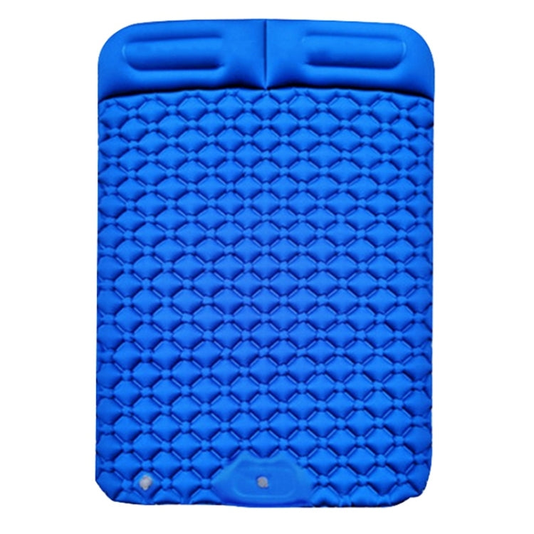 Outdoor Camping Foot-step Automatic Inflatable Cushion Portable TPU Inflatable Double Bed, Size: 195 x 119 x 16cm, Foot-step Dark Blue, Foot-step Orange, Foot-step Emerald, Foot-step Peacock Blue