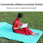 Outdoor Camping Foot-step Automatic Inflatable Cushion Portable TPU Inflatable Double Bed, Size: 195 x 119 x 16cm, Foot-step Dark Blue, Foot-step Orange, Foot-step Emerald, Foot-step Peacock Blue