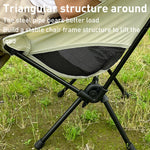 Large Outdoor Camping Leisure Beach Portable Folding Chair, Large (White), Large(Black), Large(Grey), Large(Navy Blue)