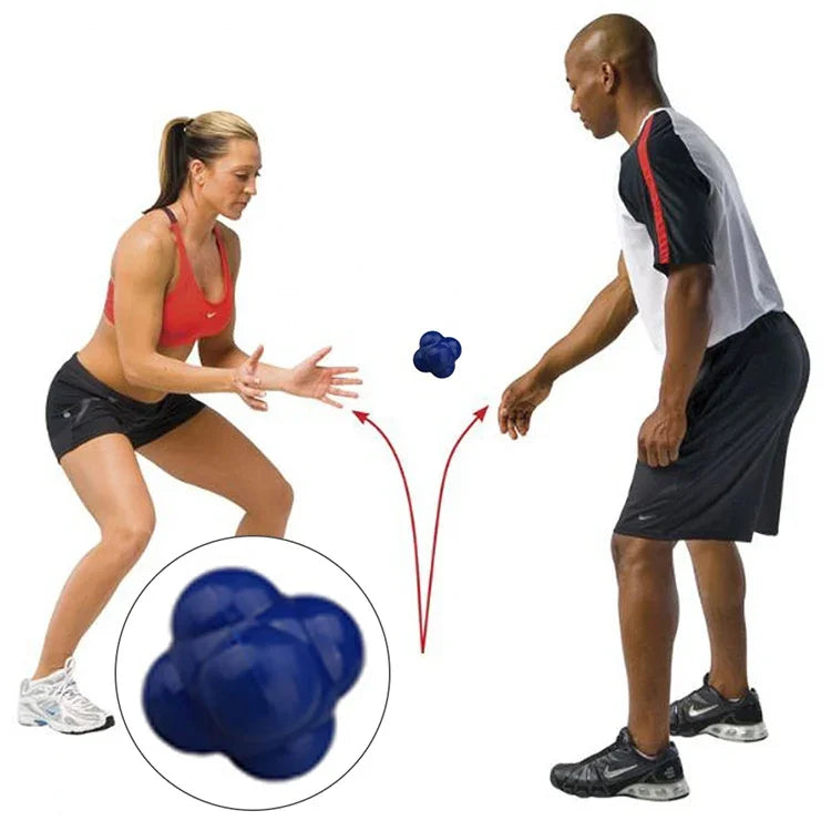 Hexagonal Reaction Ball Quickness and Agility Training Ball, Training Hand and Eye Coordination
