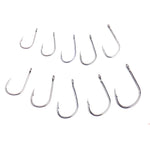 500 PCS Mixed Size Fish Barbed Hook Fishing Hooks with Hole, 3-12# with Hole