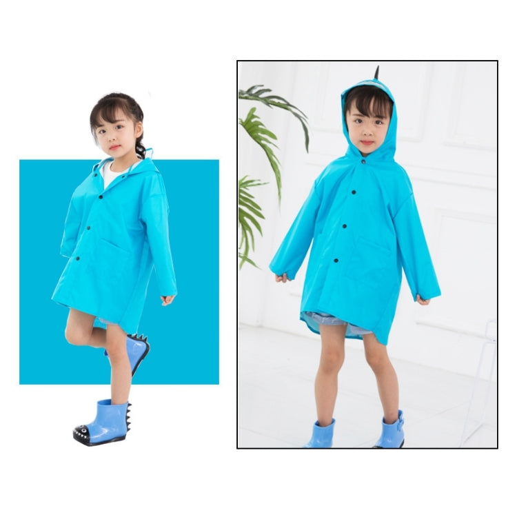 Cartoon Dinosaur Children Fashion Raincoat Size: S, Size: S