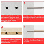10 PCS Concealed Layer Board Pin Wall Bookshelf Invisible Bulkhead Nail, 10x145mm, 10x145mm