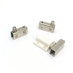 Glass Clip Single Door Touching Exhibition Cabinet Hinge, Single