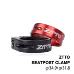 ZTTO MTB Road Bike Seatpost Clamp Aluminium Alloy Bicycle Parts,Diameter: 31.8mm, 31.8mm