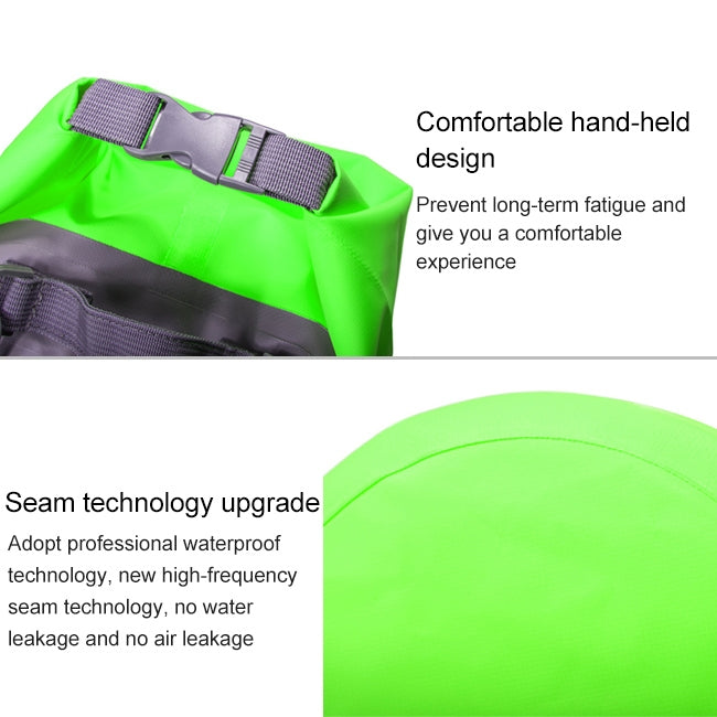 Outdoor Waterproof Dry Dual Shoulder Strap Bag Dry Sack, Capacity: 10L, 10L