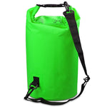 Outdoor Waterproof Single Shoulder Bag Dry Sack PVC Barrel Bag, Capacity: 10L, Capacity: 10L (Pink), Capacity: 10L (Orange), Capacity: 10L (Green), Capacity: 10L (Sky Blue), Capacity: 10L (Yellow), Capacity: 10L (Black), Capacity: 10L (Dark Blue)