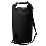 Outdoor Waterproof Double Shoulder Bag Dry Sack PVC Barrel Bag, Capacity: 20L, Capacity: 20L (Green), Capacity: 20L (Sky Blue), Capacity: 20L (Yellow), Capacity: 20L (Black), Capacity: 20L (Dark Blue), Capacity: 20L (Orange), Capacity: 20L (Pink)