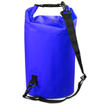 Outdoor Waterproof Double Shoulder Bag Dry Sack PVC Barrel Bag, Capacity: 20L, Capacity: 20L (Green), Capacity: 20L (Sky Blue), Capacity: 20L (Yellow), Capacity: 20L (Black), Capacity: 20L (Dark Blue), Capacity: 20L (Orange), Capacity: 20L (Pink)