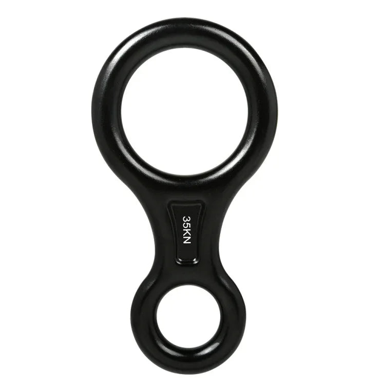 Climbing Rescue Figure 8 Descender Rappelling Gear Belay Device(Black), TP8601P (Black), TP8601P  (Silver), TP8601P  (Red), TP8601P  (Blue), TP8601P  (Gold), TP8601P  (Orange), TP8601P  (Dark Gray)