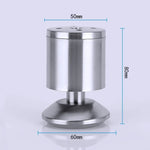 Stainless Steel Wire Drawing Thickened Column Sofa Furniture Cabinet Foot, Height: 80mm, 80mm